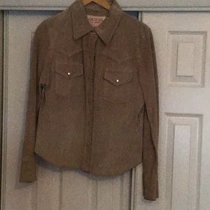 Guess Suede shirt